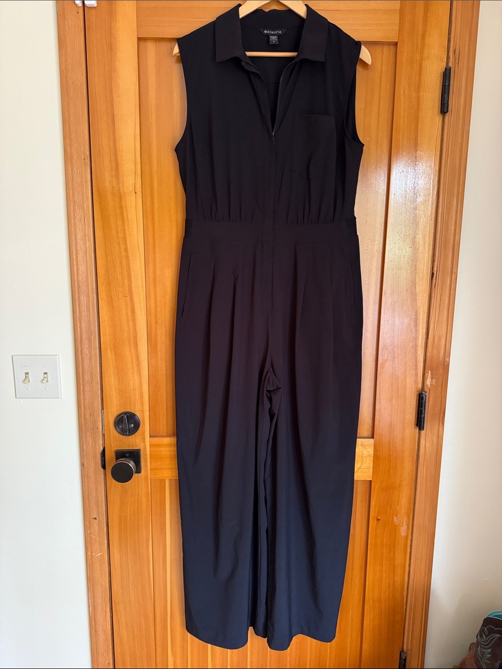Athleta Black Sleeveless Brooklyn Jumpsuit